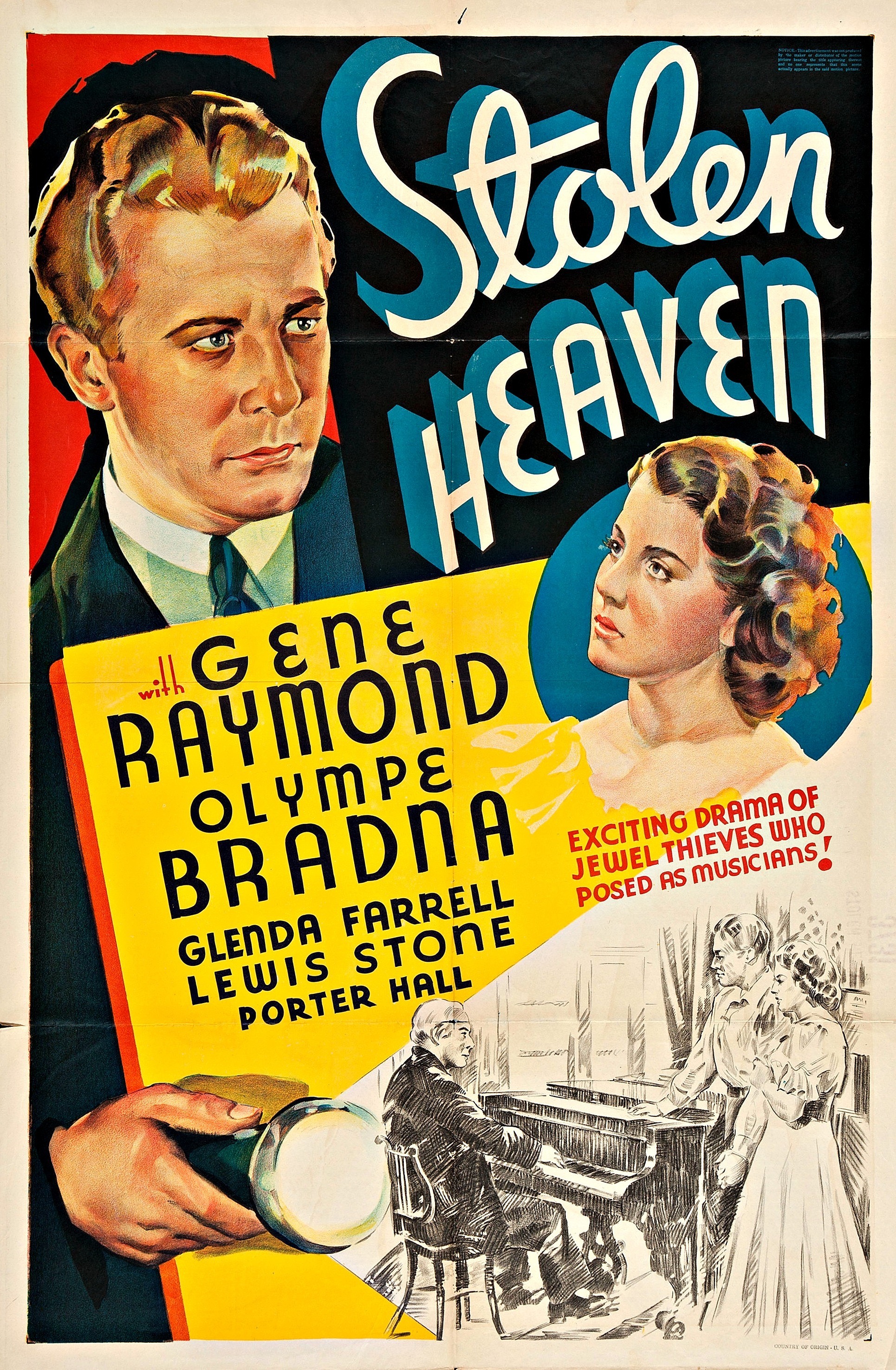 Stolen Heaven (1938) Technical Specifications