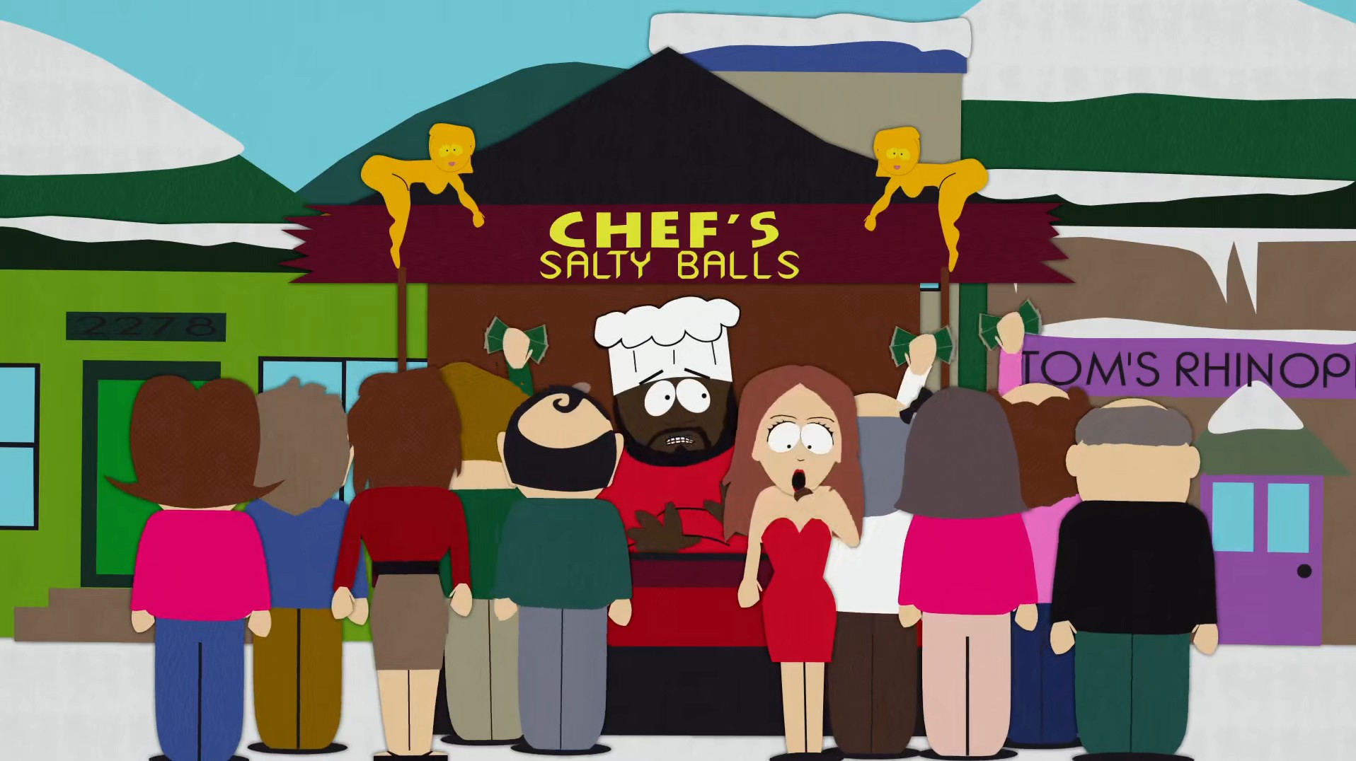 "South Park" Chef's Salty Chocolate Balls