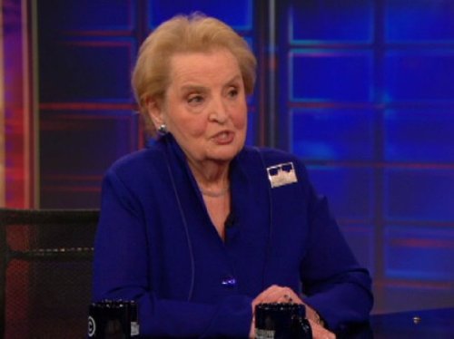 "The Daily Show" Madeleine Albright
