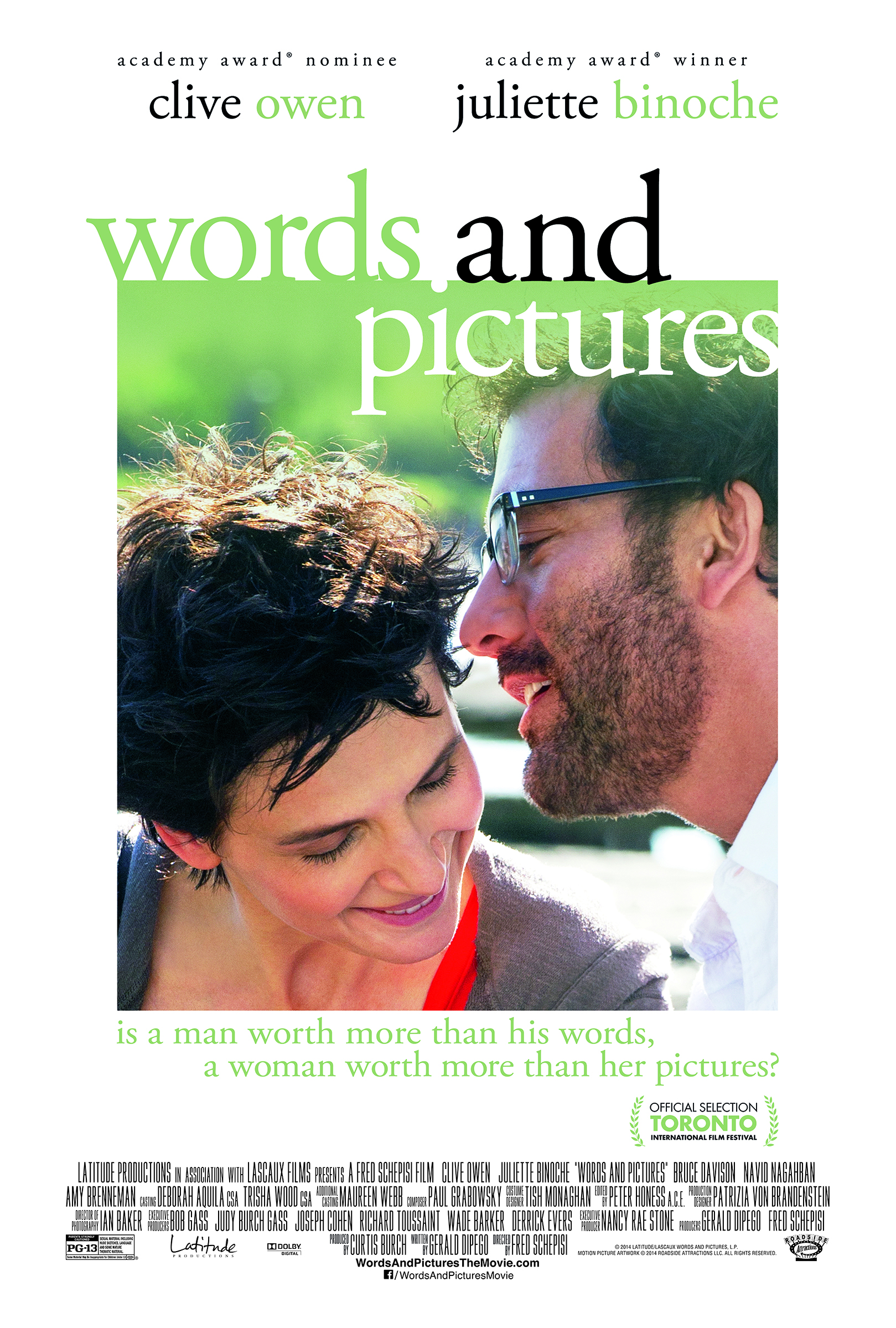 Words and Pictures (2013) Technical Specifications