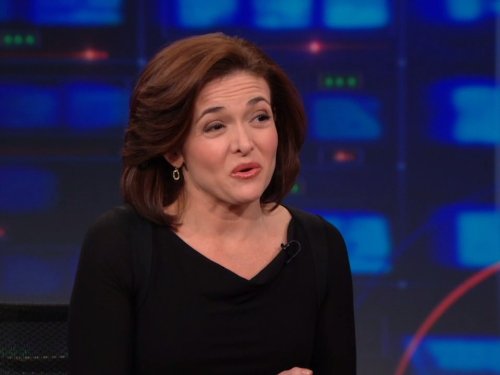 "The Daily Show" Sheryl Sandberg