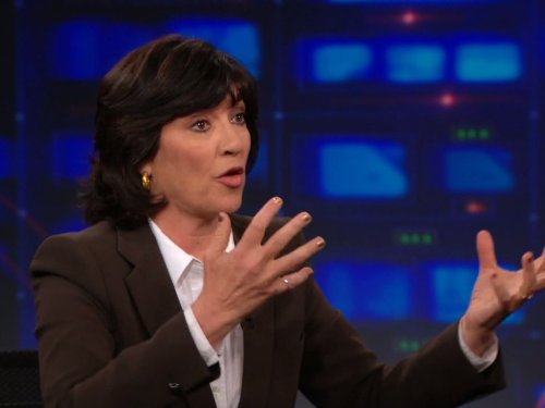 "The Daily Show" Christiane Amanpour