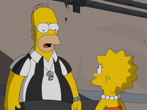 "The Simpsons" You Don't Have to Live Like a Referee