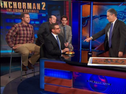 "The Daily Show" Will Ferrell, David Koechner, Paul Rudd & Steve Carell