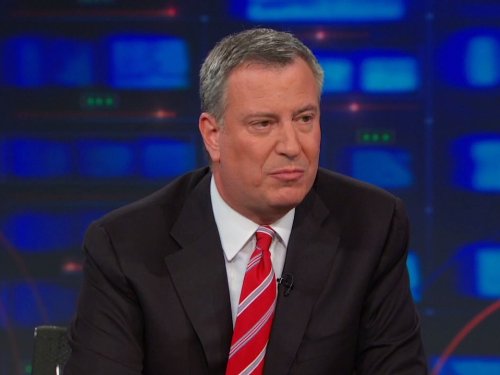 "The Daily Show" Bill de Blasio