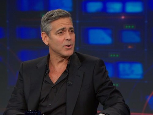 "The Daily Show" George Clooney