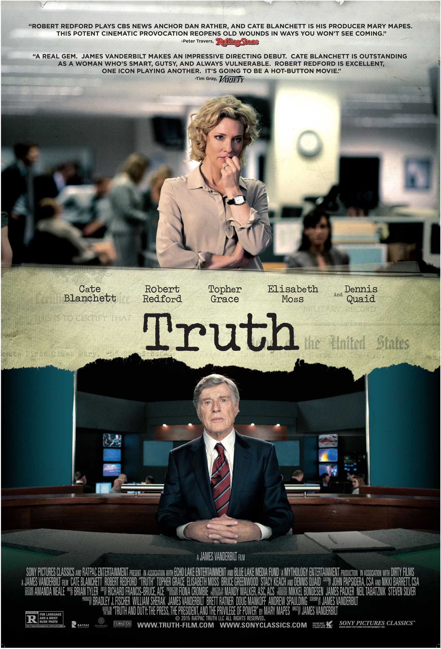 Truth (2015) Technical Specifications