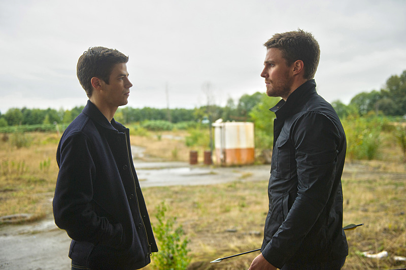 "The Flash" Flash vs. Arrow