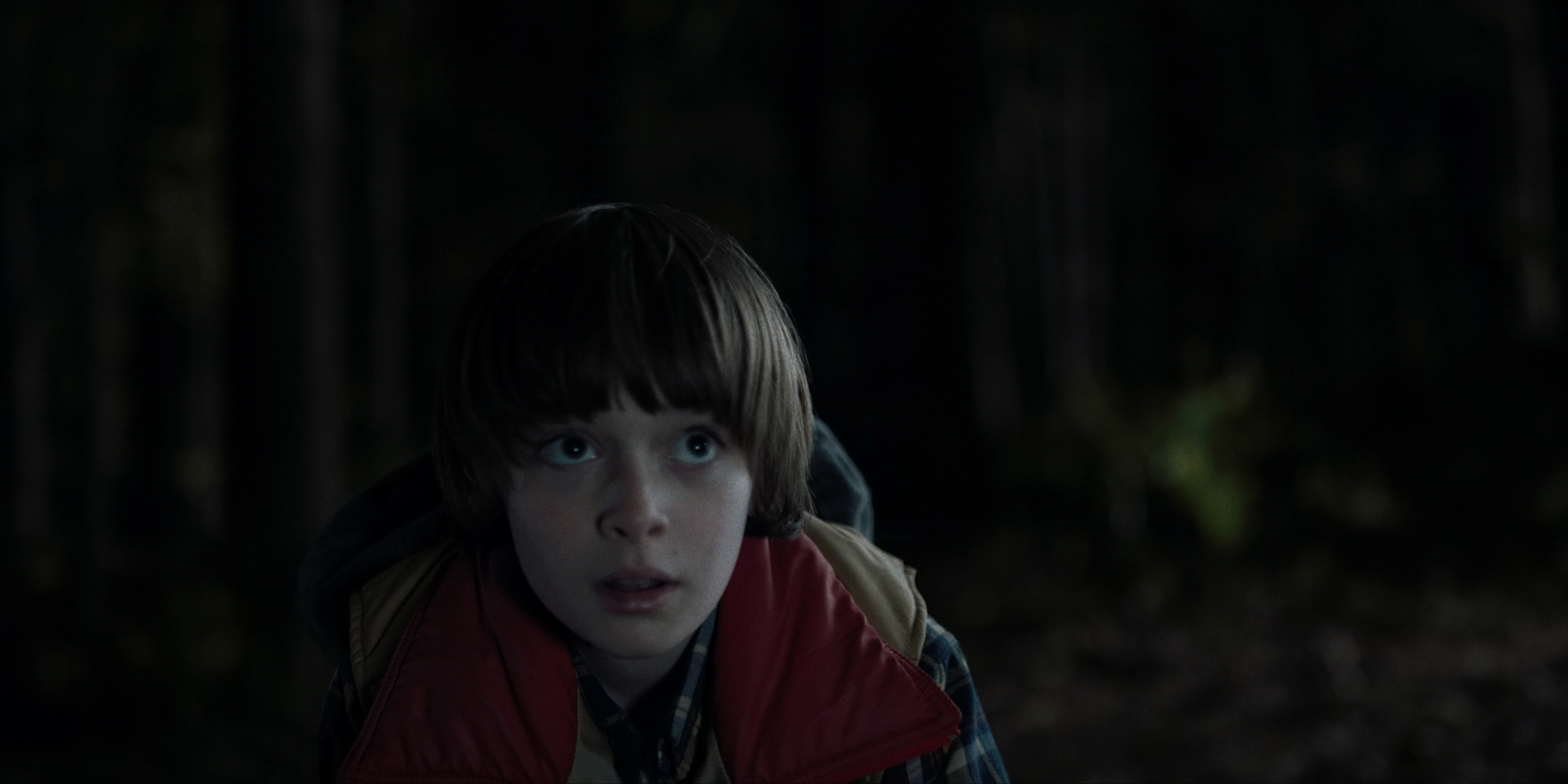 Stranger Things Christmas Video Screen Capture, Will Byers, Noah Schnapp, Season  3