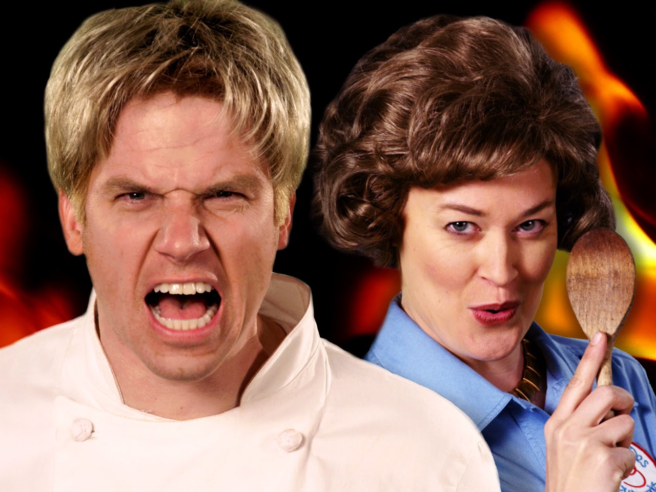 &quot;Epic Rap Battles of History&quot; Gordon Ramsay vs Julia Child