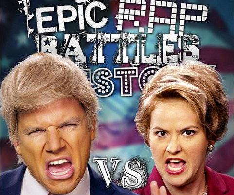 &quot;Epic Rap Battles of History&quot; Donald Trump vs Hillary Clinton